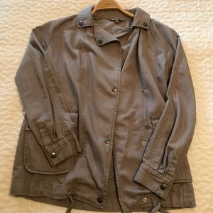 Light gray lightweight jacket